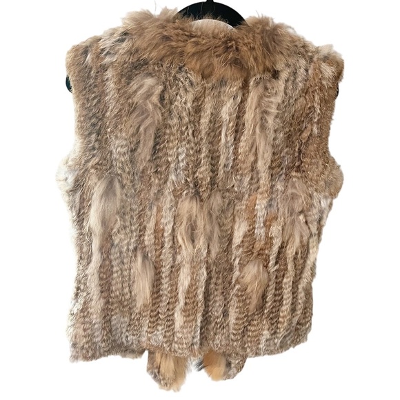 LoveToken 100% Rabbit Fur Vest - Size Women’s Small - Picture 2 of 7